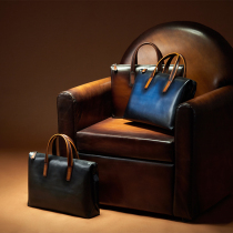 Briefcase Boy Genuine Leather Large Capacity Double man bag Business men handbag Retro leather bag designer computer bag