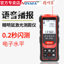 Savvy Rat Rangefinder Distance Laser Rangefinder High Precision Infrared Measuring Instrument Handheld Tool Gauge Electronic Ruler Rechargeable Scale 100 Mi surface integrated machine Measuring outdoor hand-held