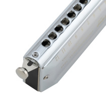 Shixiang 12-hole 48-tone chromatic silver harmonica round mouthpiece source blowing instrument