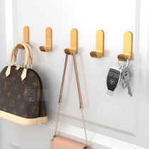 Hook Single Hook Free Punch With Punchy Strong Stick Hook Into Door Xuanguan Door Rear Hanging Clothes Hook Toilet Wall-mounted Wall Trial Dressing Room
