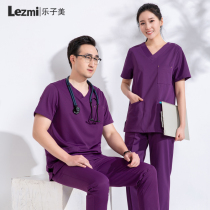 Operating room washing clothes brush hand clothing oral dental female nurse clothing short sleeve isolation clothing male doctor work clothing set