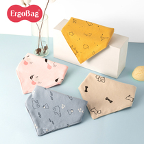 ergobag saliva towel baby child cotton bib newborn headscarf scarf saliva bib baby triangle towel