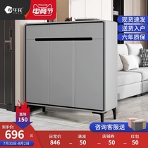 Italian simple modern shoe cabinet Household entrance door large capacity entrance door Double-sided living room room cabinet partition