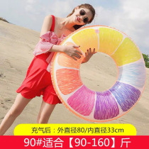  Swimming ring Flamingo inflatable lifebuoy Adult thickened adult men and women small swimming ring Children large professional swimming ring