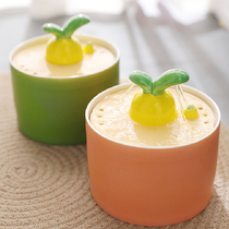 Cat bowl ceramic anti-knock Water Bowl Pet Bowl cat food basin protection cervical vertebra automatic water dispenser does not wet mouth flow