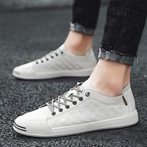 Summer 2021 new trend pedal white board shoes mens Korean version of wild white shoes casual shoes tide shoes