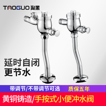 Hand-pressed toilet Toilet urinal pressing delay switch Flushing valve Urinal flushing valve adjustable