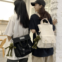 ins style schoolbag female Korean version of high school Harajuku ulzzang middle school students junior high school students shoulder bag shoulder crossbody backpack