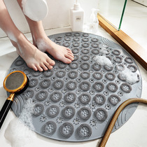 pvc bathroom anti-slip ground floor washroom bathroom shower massage footbed speed dry rounded water resistant suction cup