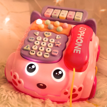 Child Girl Emulation Caller phone Toy Phone Puzzle Force Brain 2 Baby 1-year-old baby 6 months 8