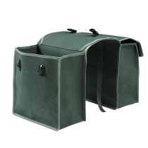 Rear compartment black canvas electric car satchel electric motorcycle motorcycle bag shoulder large capacity side box