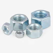  Grade 8 galvanized hexagon nut nut GB6170 Screw cap Thick nut M3M4M5M6M8M10-M36