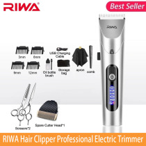 RIWA Hairclipper Electric Trimmer Washable Steel Cutter Head