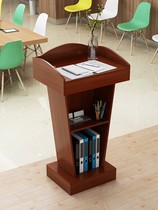 Multimedia school podium classroom training class teacher desk teacher podium solid wood