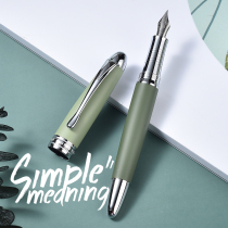 Hongdian Morandi pen writing calligraphy pen for students literary retro gifts for boys and girls high-end pen ink 5019 Nordic style custom lettering gift box can be used as an ink sac