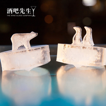 Mr. Bar Whiskey Silicone Ice Tray Mold Ice Cube Made Frozen Hockey Ice Cube Penguin Polar Bear Ice Hockey