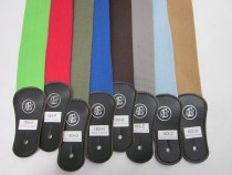 Factory export quality color guitar strap bass strap cotton strap pure leather head and tail