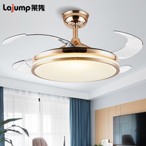 42 48 inch ultra-thin invisible ceiling fan lamp home living room restaurant with electric fan chandelier large wind integrated frequency conversion