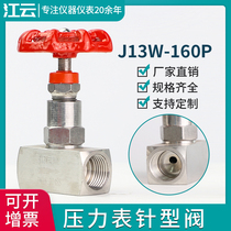 Stainless steel welded needle valve 304 double live needle valve J13W-160P high pressure needle valve DN15 20