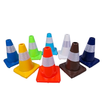 PVC road cone 70cm exit engineering level track test drive 30cm traffic reflective cone pile bucket barricade cone ice cream bucket