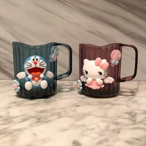 School season light luxury mouthwash Cup creative cute cartoon brush Cup adult children wash cup student tooth cup thickened
