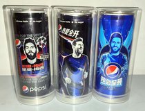 Pepsi Cola X Champions League Limited Football Star Commemorative Can Messi Collection Cans Three-Year Empty Can Collection