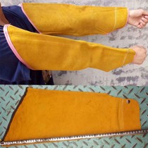 Welder anti-scalding canvas apron thickened wear-resistant welding mens machinery factory workshop work clothes glass anti-cut and stab-resistant