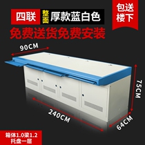 Security console computer dispatching table splicing monitoring console platform table monitoring room triple cabinet workbench