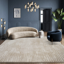 Turkey imported Italian minimalist carpet plain light luxury villa living room modern bedroom bedside blanket padded floor mat
