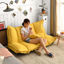Lazy sofa Tatami single folding sofa bed Multi-purpose small apartment Double bedroom Balcony Sofa recliner