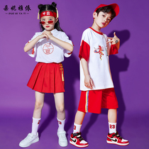 June 1 childrens performance costume Chinese style Hanfu girls kindergarten primary school students cheerleading team sports day performance costume