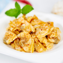 Uncle fishing spicy instant clam dried meat clam meat Dandong yellow clam spicy seafood snack specialty