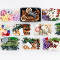 DIY handmade dried flower group fan material bag cinnamon fire-free aromatherapy immortal flower group building salon activities random boxed