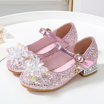 UK next sara childrens crystal shoes 2021 summer new girls high-heeled princess shoes single shoes large children