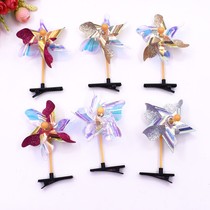 Outdoor Tourist Children Windmill Hairpin Clips Selling Cute Little Windmills Hair windmills Hair Windmills Adorable windmills Little Toys