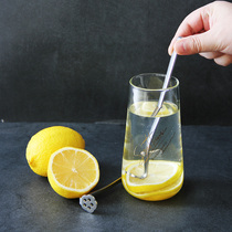 Export German stir bar coffee mixing spoon 304 stainless steel long handle blender Lemon Press