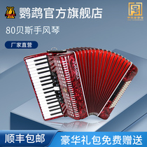 Parrot brand YW-870 accordion 37 keys 80 bass adult exam beginner playing beginner instrument