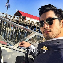 Driving special polarized ink mirror mens degree nearsightedness sunglasses 2021 new wave mens eye tidal nemesis red