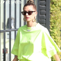 Le Specs summer new face small sunglasses womens fashion sunglasses I FEEL LOVE star with the same