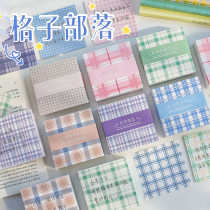 Convenience post plaid Paperone paper hand tent No stickiness without repeating the base paper with adhesive sticker background material decoration