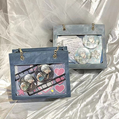 taobao agent Denim small bag, handheld chain, Japanese one-shoulder bag, shoulder bag, in Japanese style