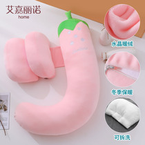  Pregnant womens pillow waist support side sleeping pillow pillow cushion u-shaped pregnancy side lying belly lying sleeping artifact special products