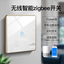 Graffiti Zigbee Smart Switch Touch Light Control Panel Single Fire for Xiaomi Smart Home Voice Control