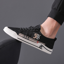 Board shoes mens summer breathable low help with new 100 hitch Korean version trendy designer embroidery 2022 casual sails cloth shoes