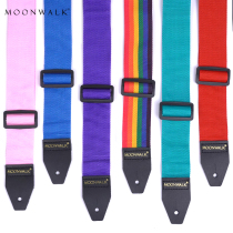 MOONWALK P-1 color series college wind power acoustic guitar bass strap minimalist style guitar shoulder strap