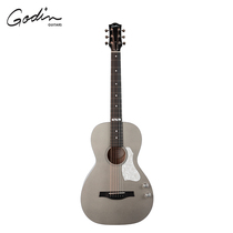 Godin 36 inch small electric box Full single acoustic guitar Parlor model Rialto JR Satina Gray