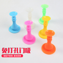 Dinglitian silicone extended door suction-free door top room silent waterproof door suction block 8cm