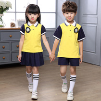 School uniforms for primary and secondary school students 2020 new kindergarten garden clothes Summer British style sports class clothes Summer suit teacher clothes