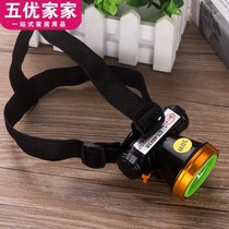 LED headlights on the headband Rechargeable ultra-bright lighting headband white bald head-mounted mini flashlight strong light