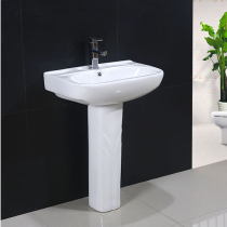 Column basin ceramic bathroom washbasin wash basin small apartment bathroom balcony art floor delivery